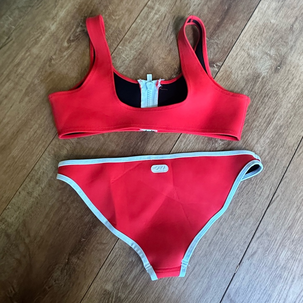 Red Zipper Bikini Set - Picture 7 of 7